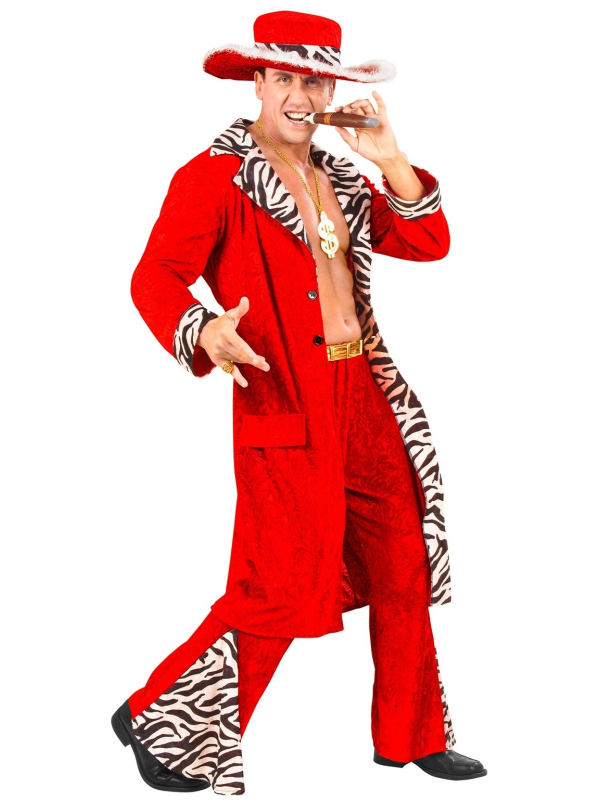 Déguisement Mac Velours rouge Homme (complet)