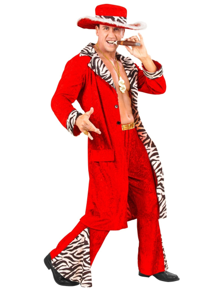 Déguisement Mac Velours rouge Homme (complet)