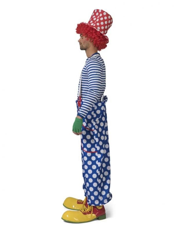 Pantalon de clown homme avec bretelles