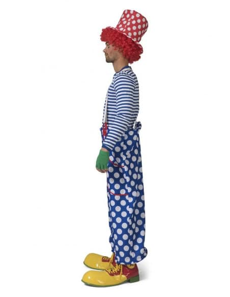 Pantalon de clown homme avec bretelles