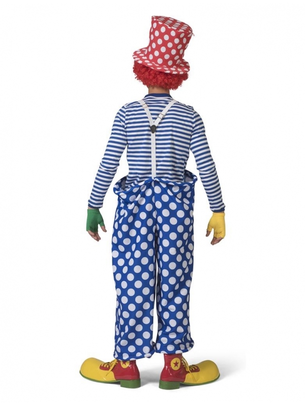 Pantalon de clown homme avec bretelles