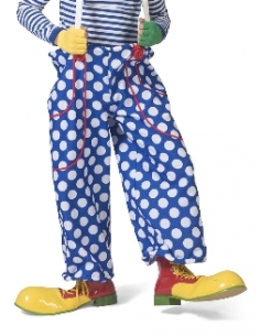 Pantalon de clown homme avec bretelles 2