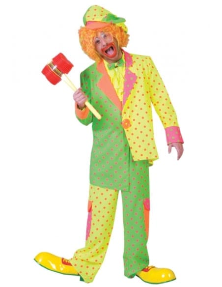 Costume de clown pour homme (veste et pantalon)