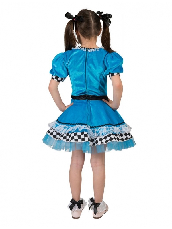 Déguisement Alice avec tablier du 3 au 12 ans