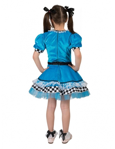 Déguisement Alice avec tablier du 3 au 12 ans