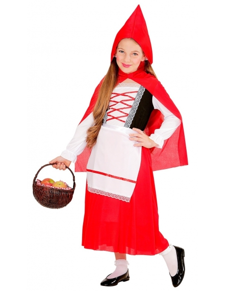 Déguisement de Chaperon rouge fillette du 2 au 13 ans