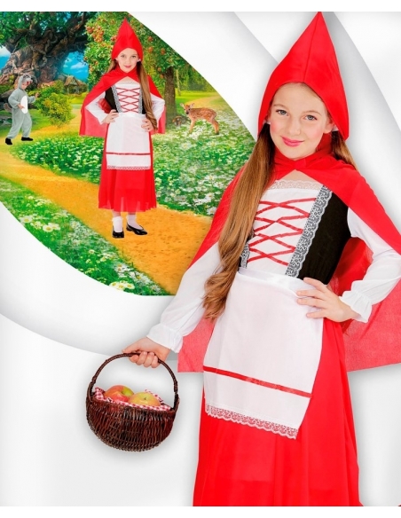 Déguisement de Chaperon rouge fillette du 2 au 13 ans