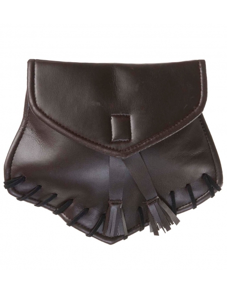 Bourse simili cuir pour personnage médiéval