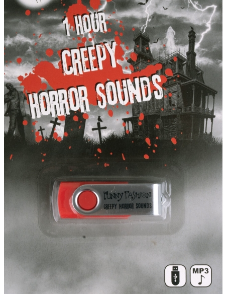 Clé USB d'une heure de musique effrayante de Halloween