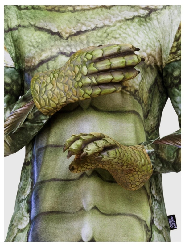 Universal Monsters - Gants latex de la créature du lagon noir