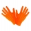 Gants orange pour adulte