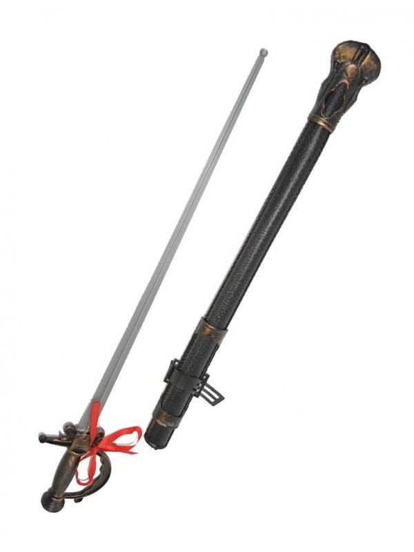 Épée Fleuret Mousquetaire Avec Craie 64cm - Accessoire Déguisement Zorro | Pour Enfants Et Adultes