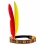 Bandeau d'indien motif amérindien avec 2 plumes