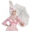 Ombrelle blanche en dentelle - 83 cm