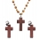 Parure bijoux pour Nonne avec croix en bois