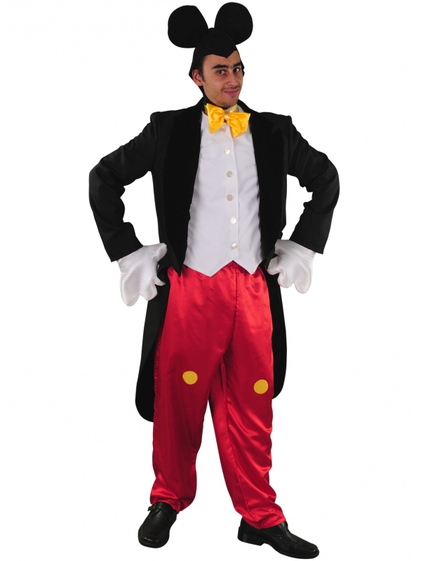 Pistha Lot de 3 accessoires de costume de souris, oreilles de souris, bandeau, lunettes de soleil, canne aveugle, gants blancs pour Halloween, adultes, femmes et hommes