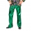Pantalon Disco vert brillant pour homme