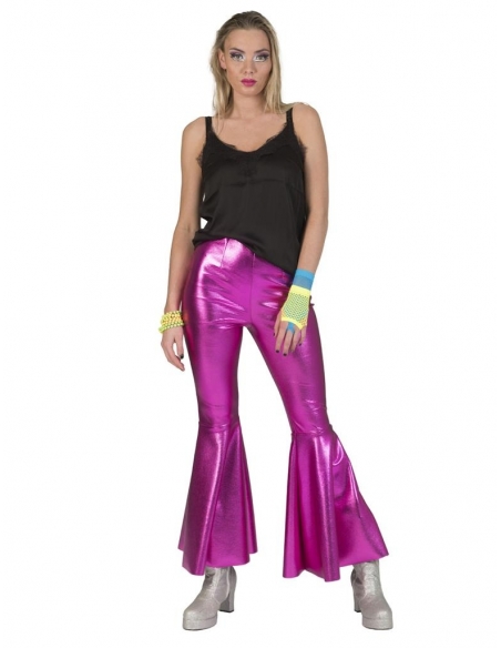 Pantalon Disco femme rose