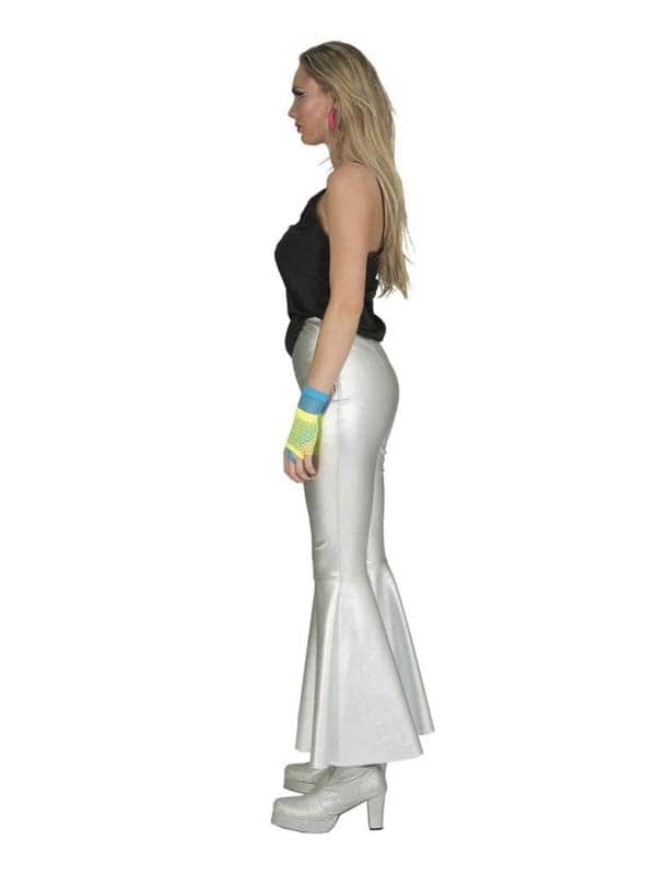 Pantalon Disco femme Argenté
