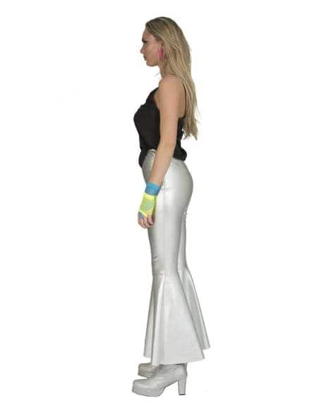 Pantalon Disco femme Argenté