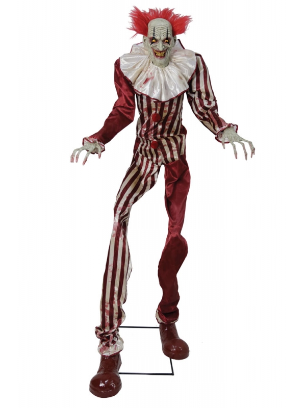 Automate Clown géant effrayant pour Halloween - 2.15m