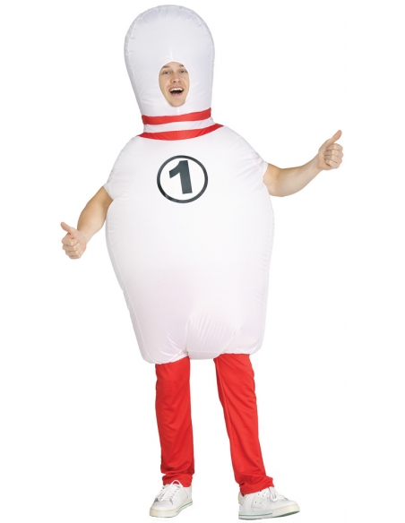 Costume Gonflable de Quille de Bowling : Soyez le Roi de la Piste