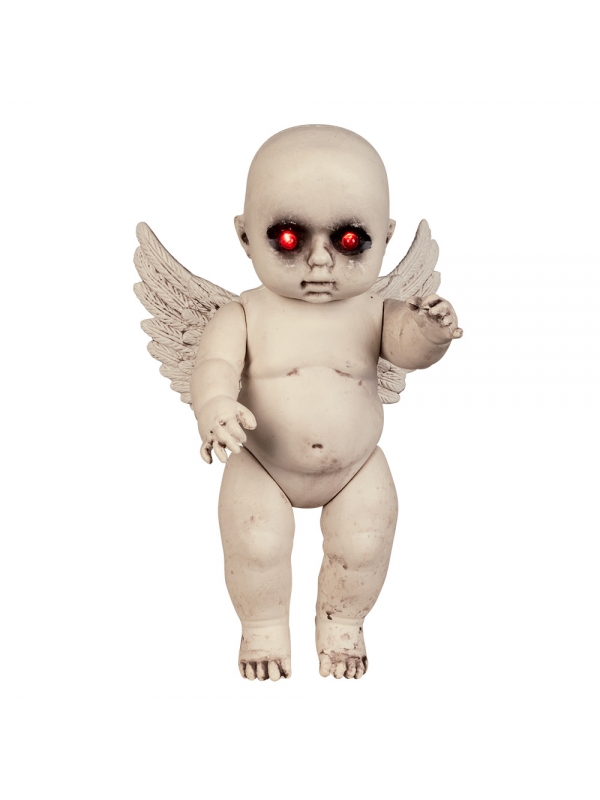 Décoration Halloween : Bébé ange effrayant (30cm)