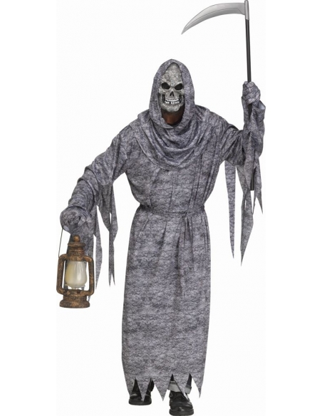 Déguisement de Faucheuse avec Masque pour Adulte - Parfait pour Halloween