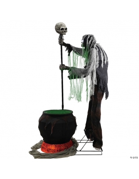 Automate géant d'Halloween, Cadavre au chaudron de 1,8m