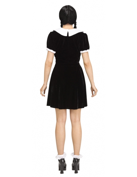 Costume Halloween - Robe gothique style Mercredi Addams