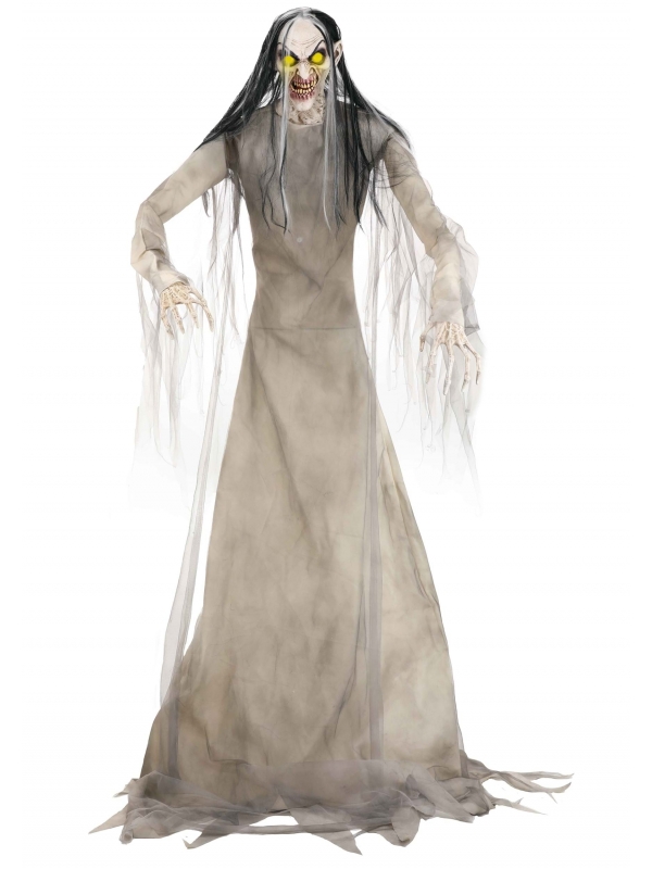 Décoration Halloween animée : l'effrayante Banshée celtique de 2,15m