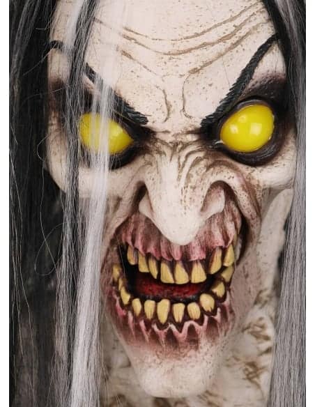 Décoration Halloween animée : l'effrayante Banshée celtique de 2,15m
