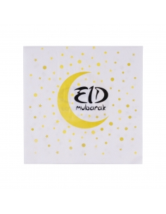 Serviettes papier Eid Mubarek