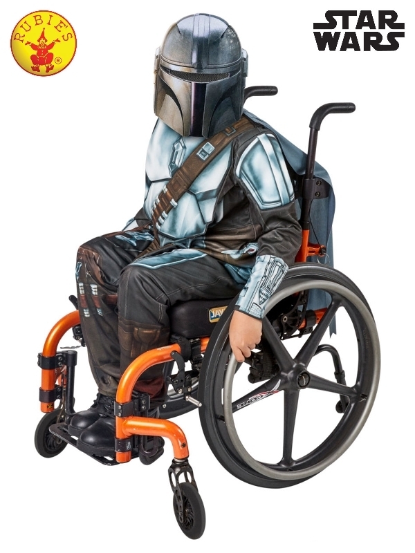 Déguisement Mandalorian garçon, adapté fauteuil roulant