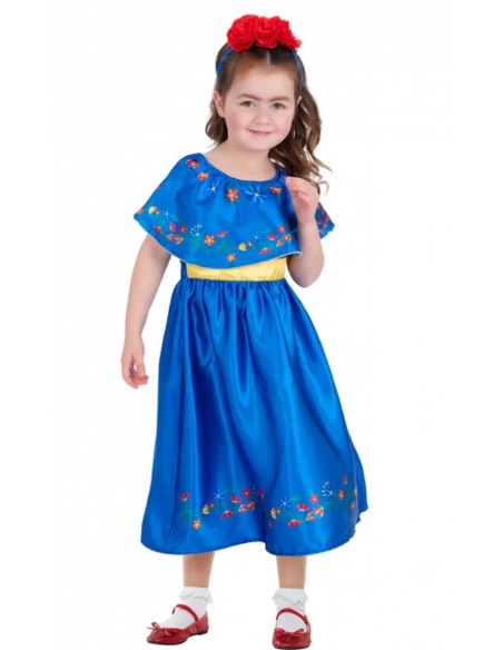 Déguisement Frida khalo pour fille du 4 ans au 12 ans