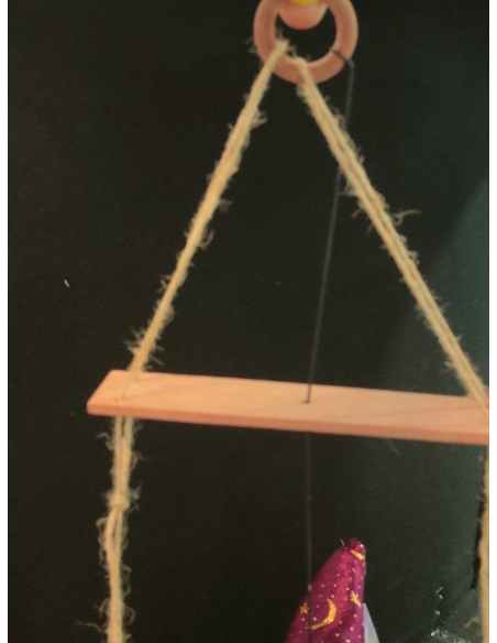 Sorcière sur une Balançoire - Décoration Animée pour Halloween