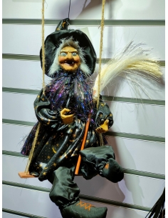 Sorcière sur une Balançoire - Décoration Animée pour Halloween 2