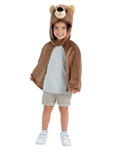Cape Deluxe avec Capuche Tête d'Ours 4 -7 ans