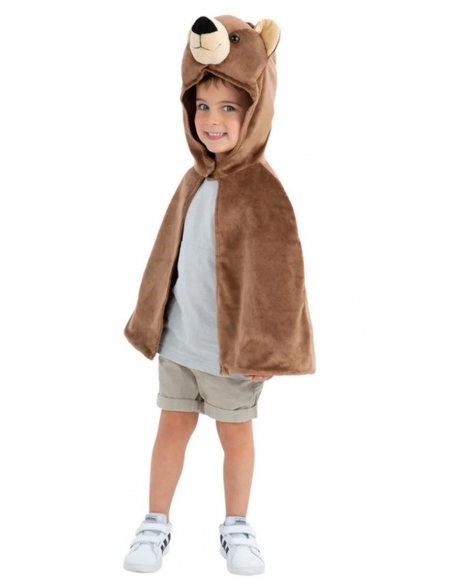 Cape Deluxe avec Capuche Tête d'Ours 4 -7 ans