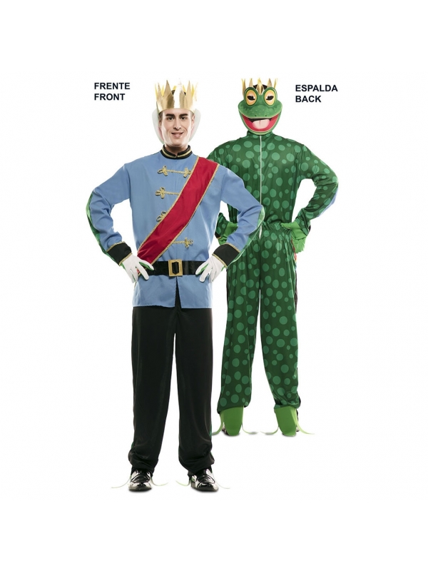 Bandeau Serre-tête Prince Grenouille - Avec Yeux Et Couronne - Déguisement Halloween/Noël - Accessoire Amusant