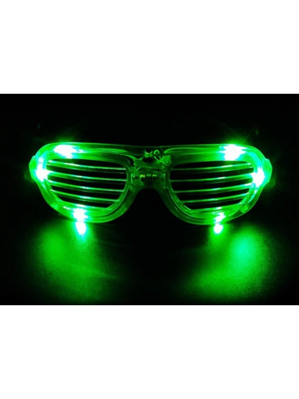 Lot De 50 Lunettes LED Lumineuses - 10 Couleurs - Pour Fête, Anniversaire, Noël, Halloween, Rave - Accessoire De Soirée Fun