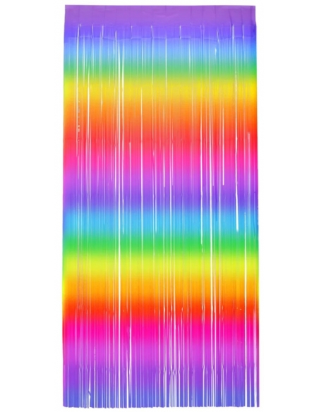 Rideau à franges arc-en-ciel Matt Fringe Curtain : une explosion de couleurs pour célébrer la diversité