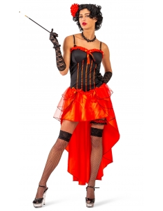 Robe rouge et noir cabaret burlesque : la tenue qui fait sensation
