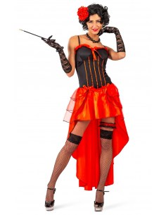 Robe rouge et noir cabaret burlesque : la tenue qui fait sensation 2