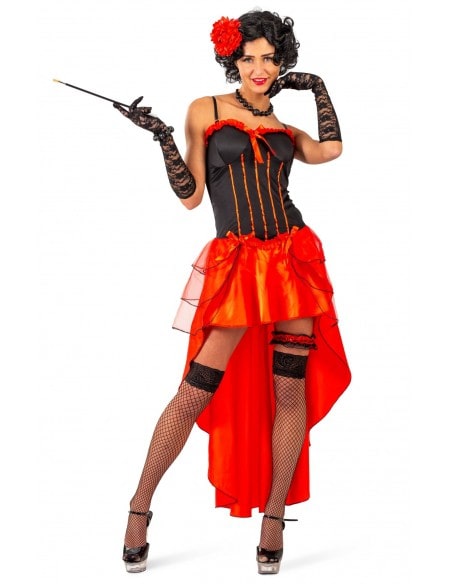 Robe rouge et noir cabaret burlesque : la tenue qui fait sensation