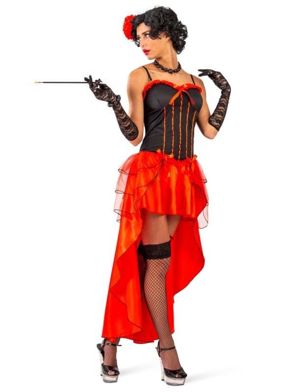 Robe rouge et noir cabaret burlesque : la tenue qui fait sensation