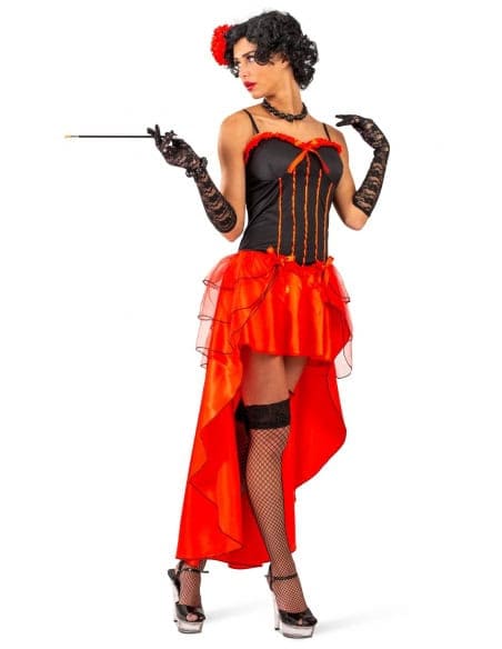 Robe rouge et noir cabaret burlesque : la tenue qui fait sensation