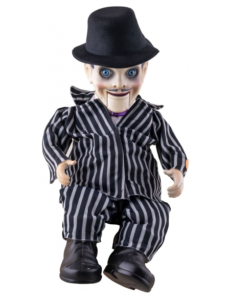 Automate marionnette gangster : frissons garantis pour Halloween!