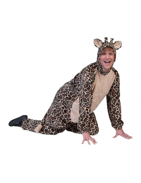 Déguisement de girafe de la savane pour adulte
