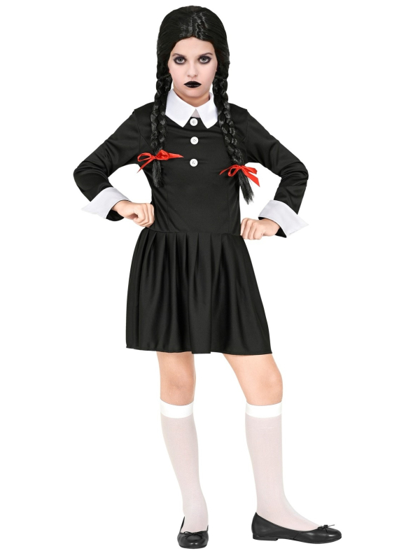 Déguisement Mercredi Fille pour Halloween